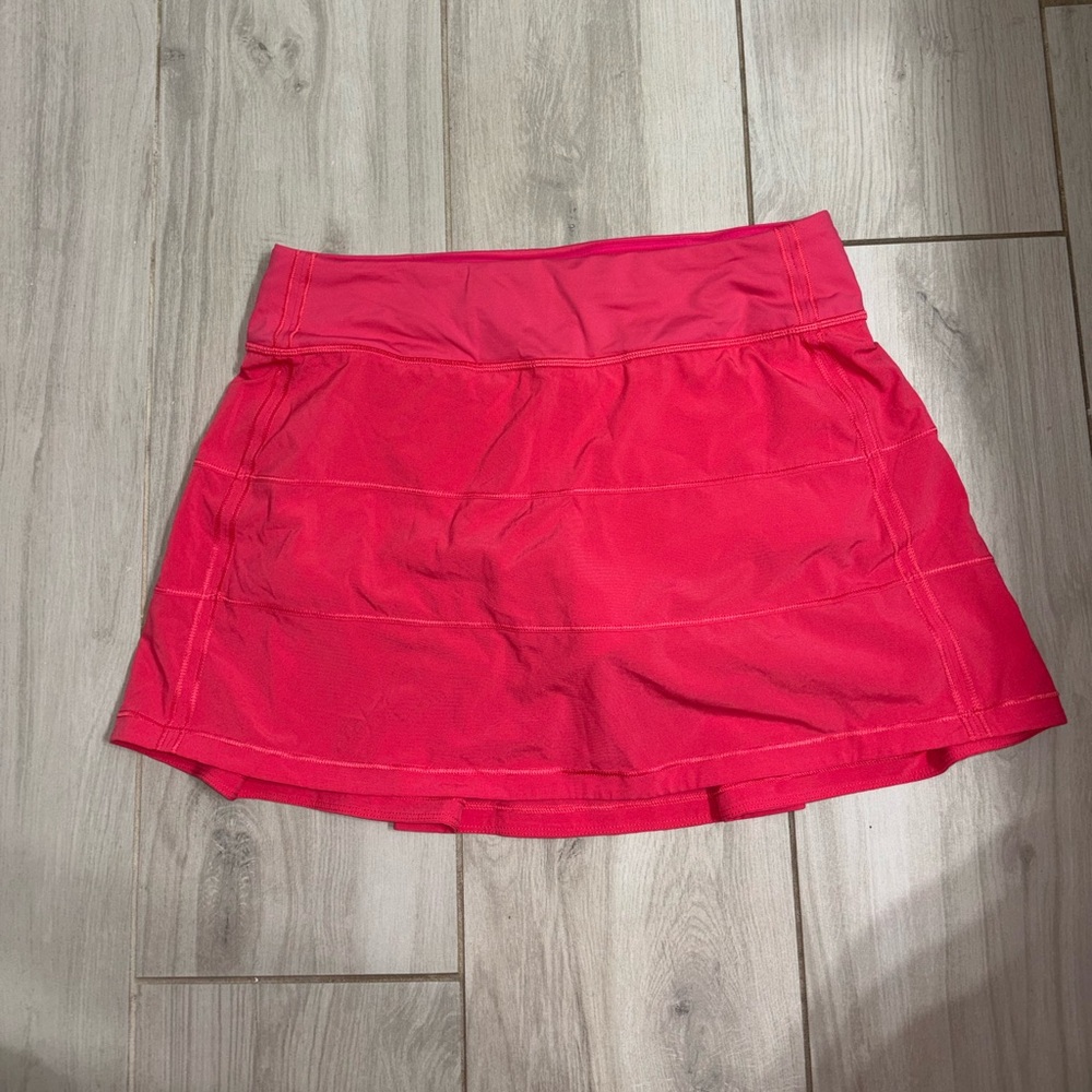 Lululemon Hot Pink Pace Rival Skirt